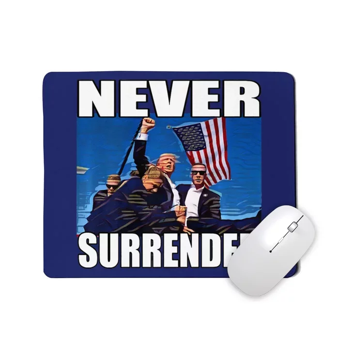 Never Surrender Premium Mousepad