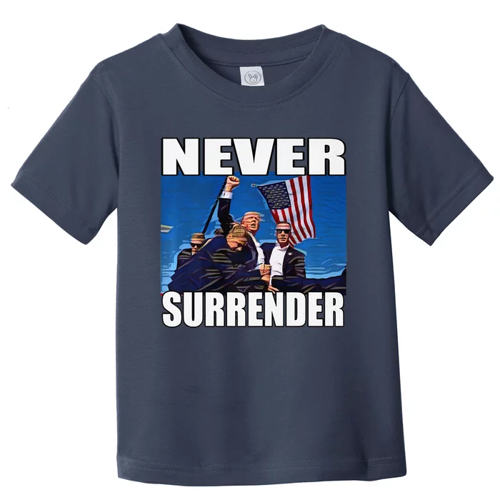 Never Surrender Premium Toddler T-Shirt