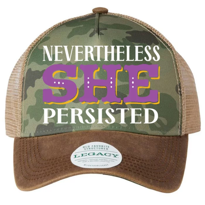 Nevertheless She Persisted Feminist Af Strong Gift Legacy Tie Dye Trucker Hat