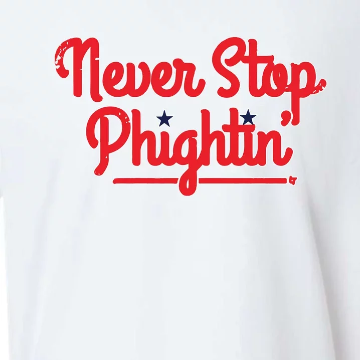 Never Stop Phightin’ Philadelphia Sueded Cloud Jersey T-Shirt