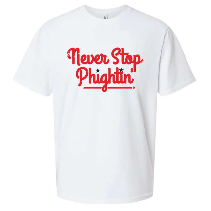 Never Stop Phightin’ Philadelphia Sueded Cloud Jersey T-Shirt