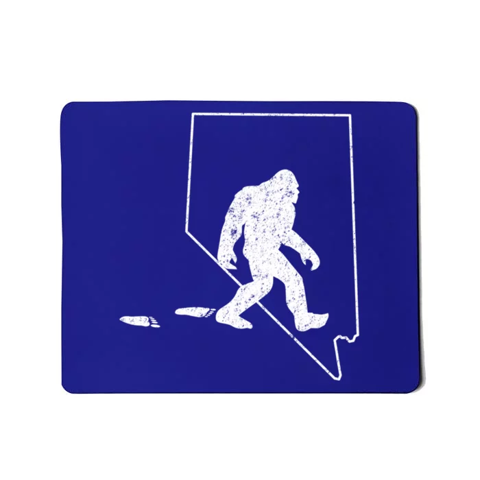 Nevada State Pride Vintage Bigfoot Hunter Gift Mousepad