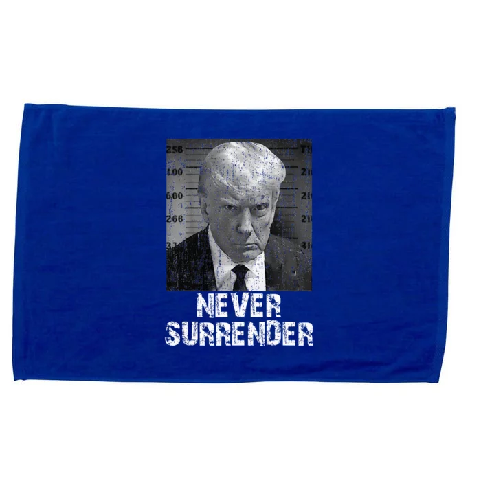 Never Surrender Pro Trump Microfiber Hand Towel