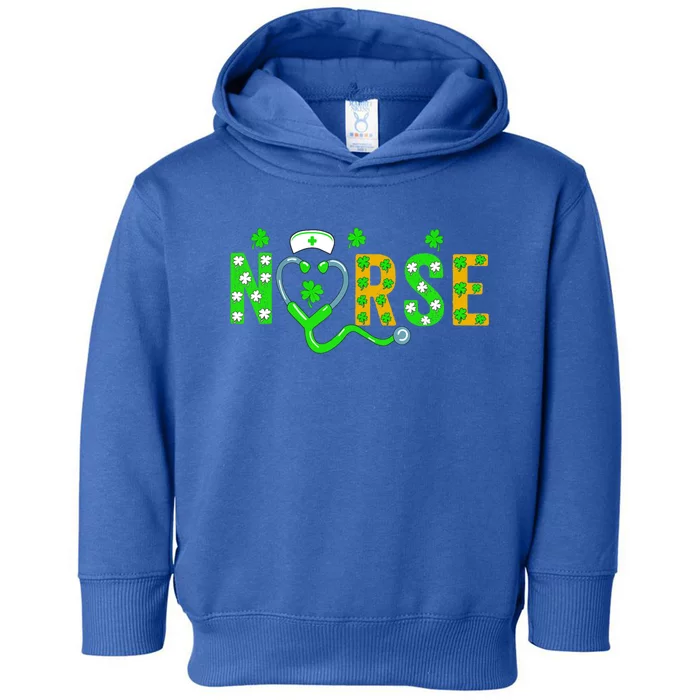 Nurse St Patricks Day Gift St Patricks Day Nurse Scrub Top Gift Toddler Hoodie