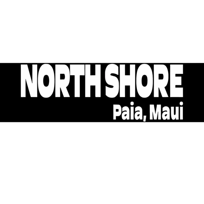 North Shore Paia Maui Bumper Sticker