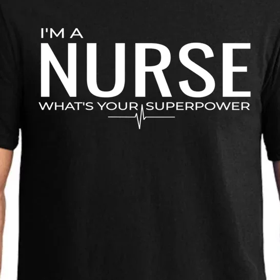 Nurse Super Power Funny Rn Lpn Cna Care Giver Great Gift Pajama Set