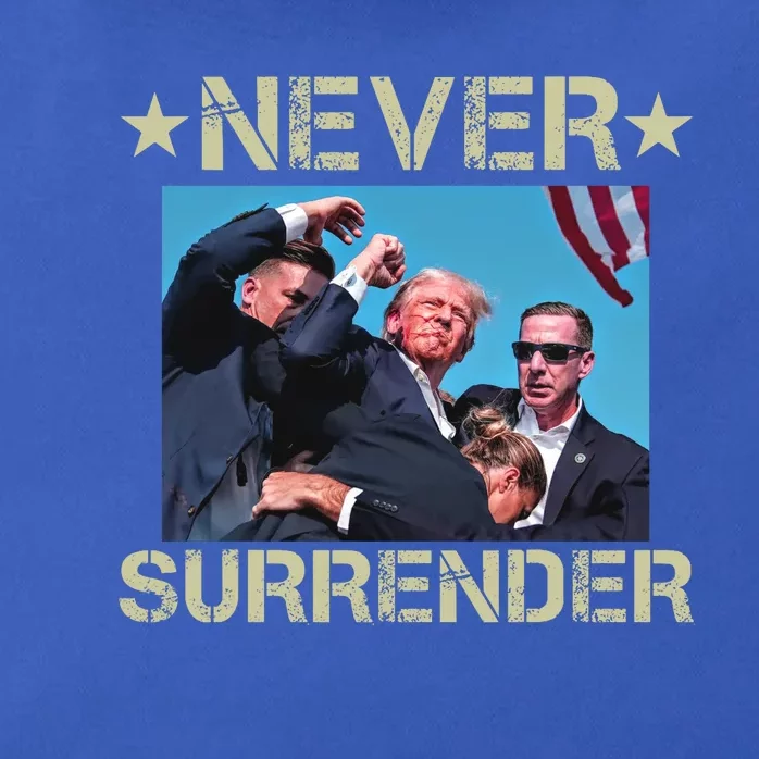 Never Surrender Pro Trump Trending Now Trump Shooter Chinese At Pennsylvania Zip Tote Bag