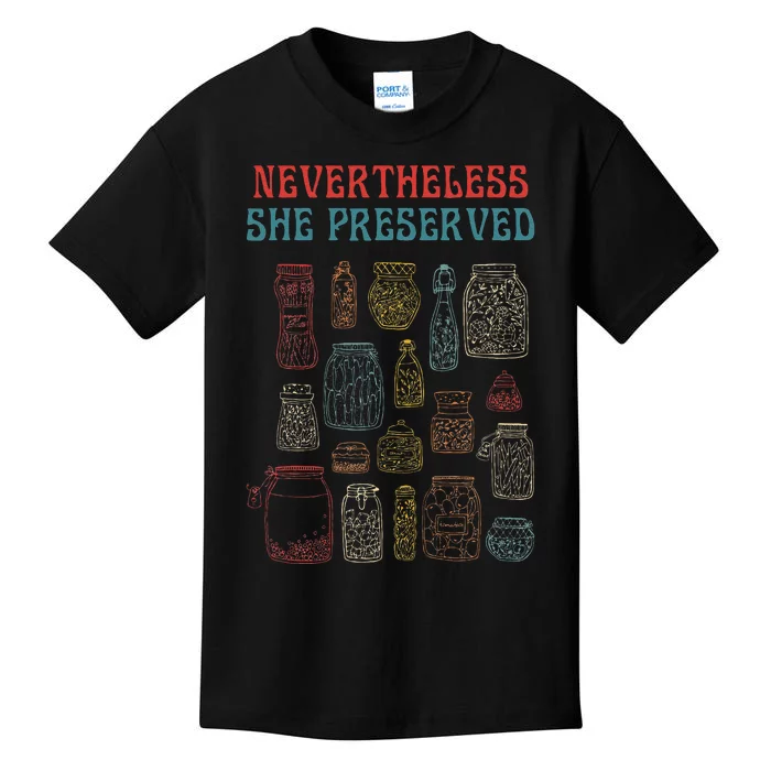 Nevertheless She Preserved Kids T-Shirt