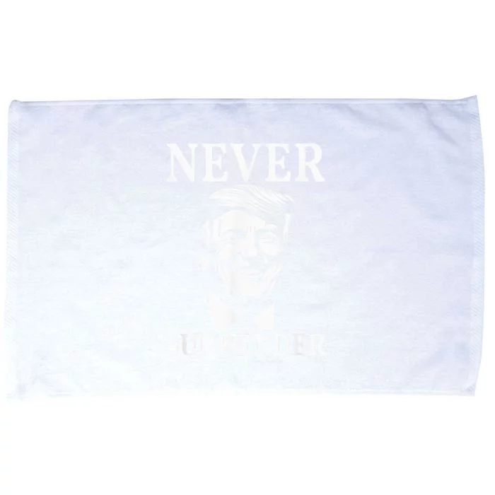 Never Surrender Pro Trump Microfiber Hand Towel