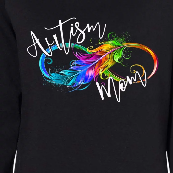 Neurodiversity Symbol Rainbow Infinity Autism Mom Womens California Wash Sweatshirt