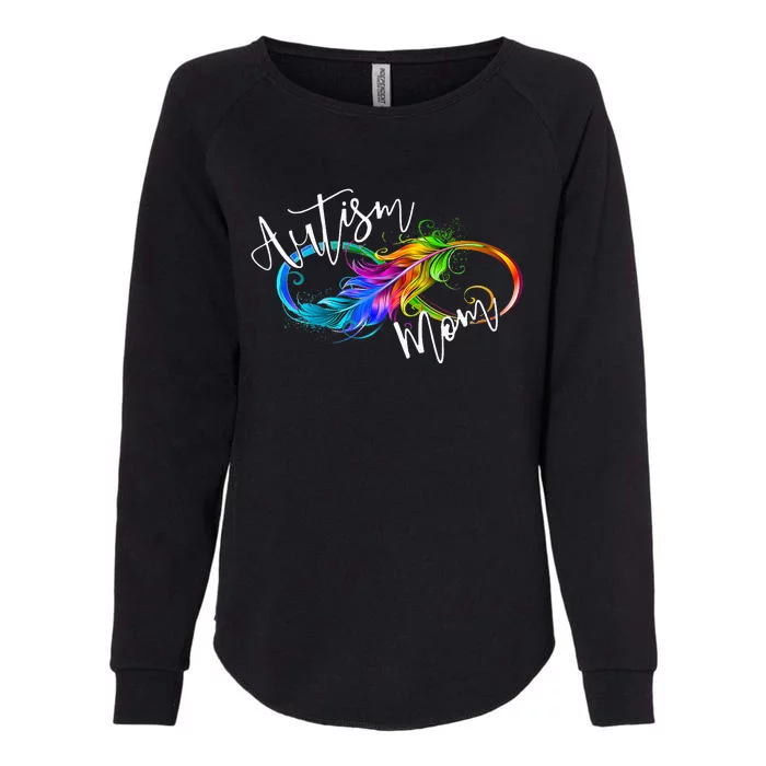 Neurodiversity Symbol Rainbow Infinity Autism Mom Womens California Wash Sweatshirt