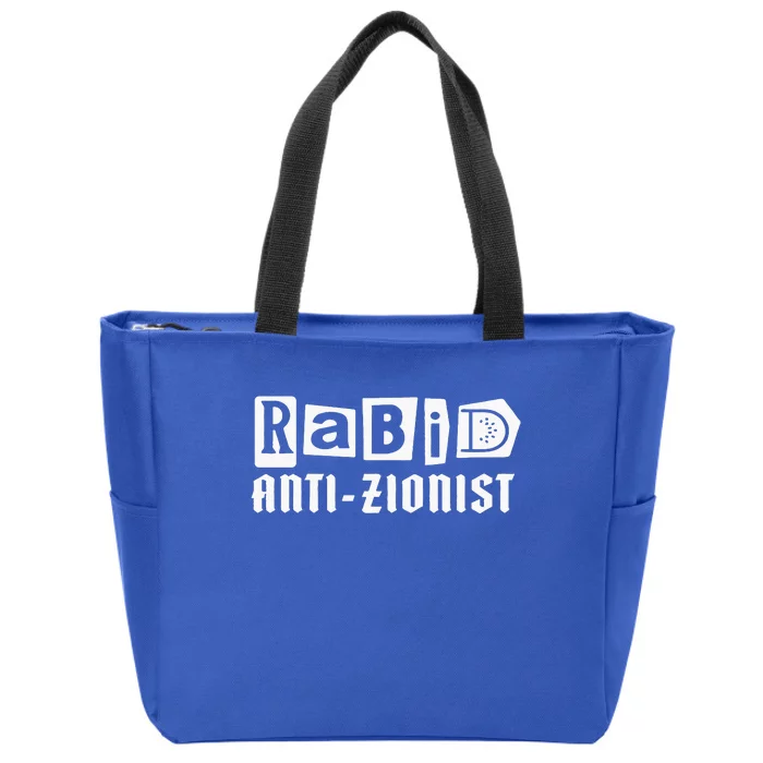 Nordacious Store Rabid Antizionist Zip Tote Bag