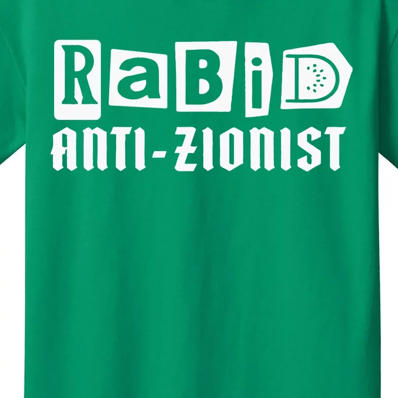 Nordacious Store Rabid Antizionist Kids T-Shirt