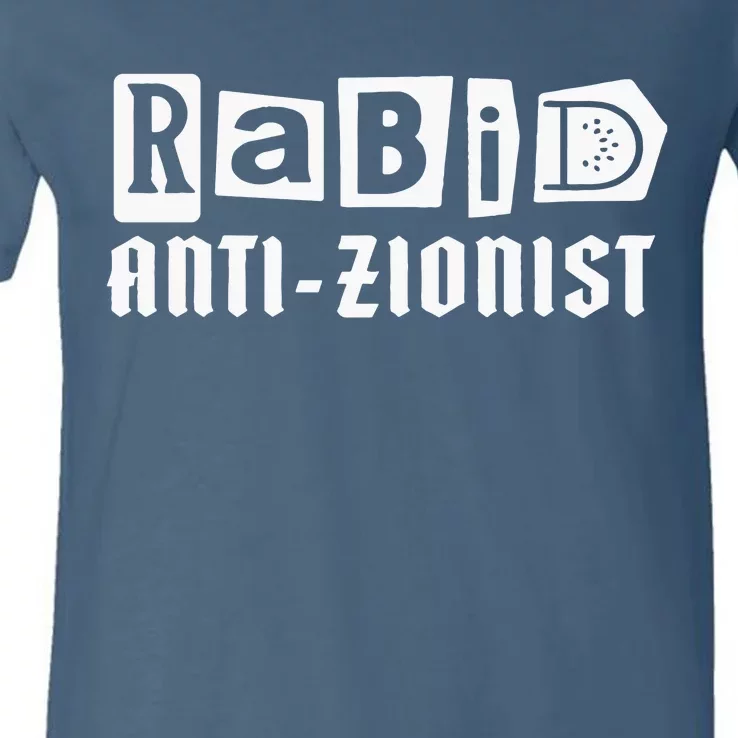 Nordacious Store Rabid Antizionist V-Neck T-Shirt