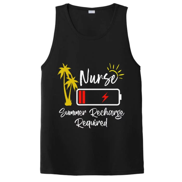 Nurse Summer Recharge Required Last day School Nurses Performance Tank