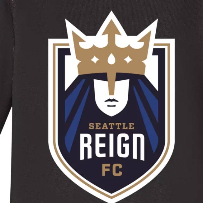 Nwsl Seattle Reign Logo Baby Long Sleeve Bodysuit