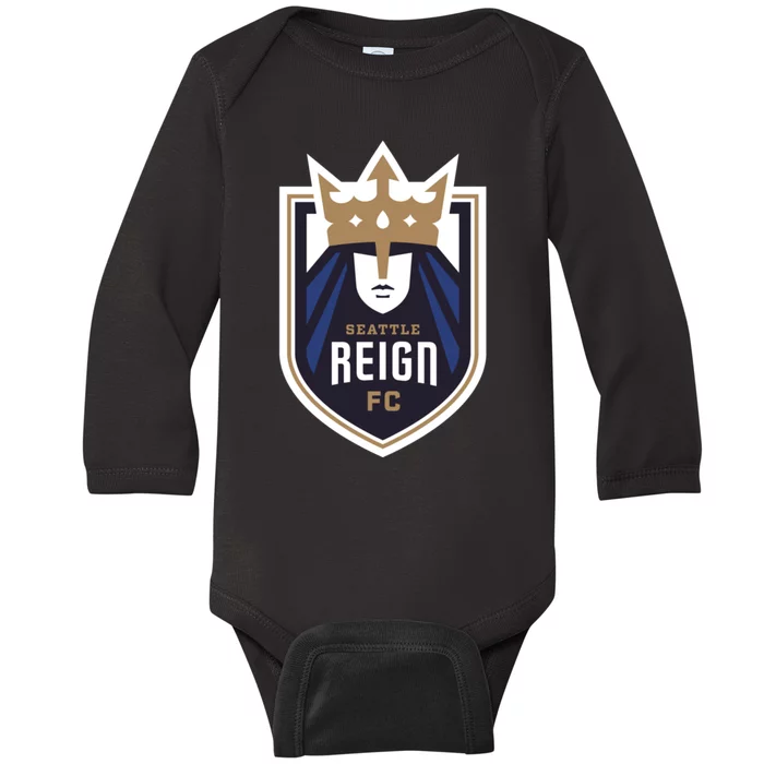 Nwsl Seattle Reign Logo Baby Long Sleeve Bodysuit