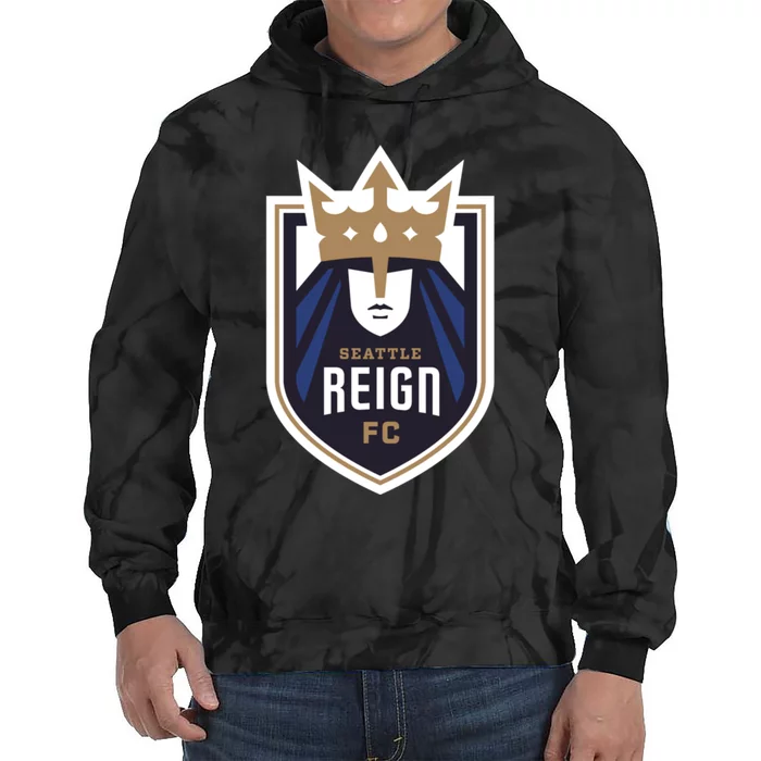 Nwsl Seattle Reign Logo Tie Dye Hoodie