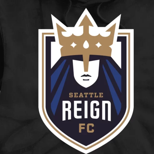 Nwsl Seattle Reign Logo Tie Dye Hoodie