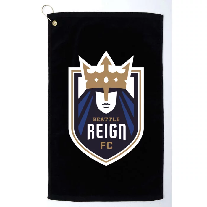 Nwsl Seattle Reign Logo Platinum Collection Golf Towel