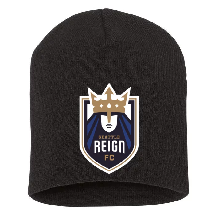 Nwsl Seattle Reign Logo Short Acrylic Beanie