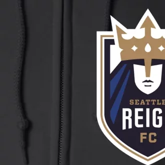 Nwsl Seattle Reign Logo Full Zip Hoodie