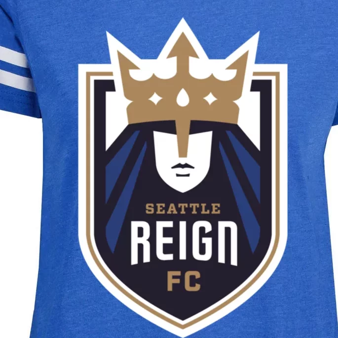 Nwsl Seattle Reign Logo Enza Ladies Jersey Football T-Shirt