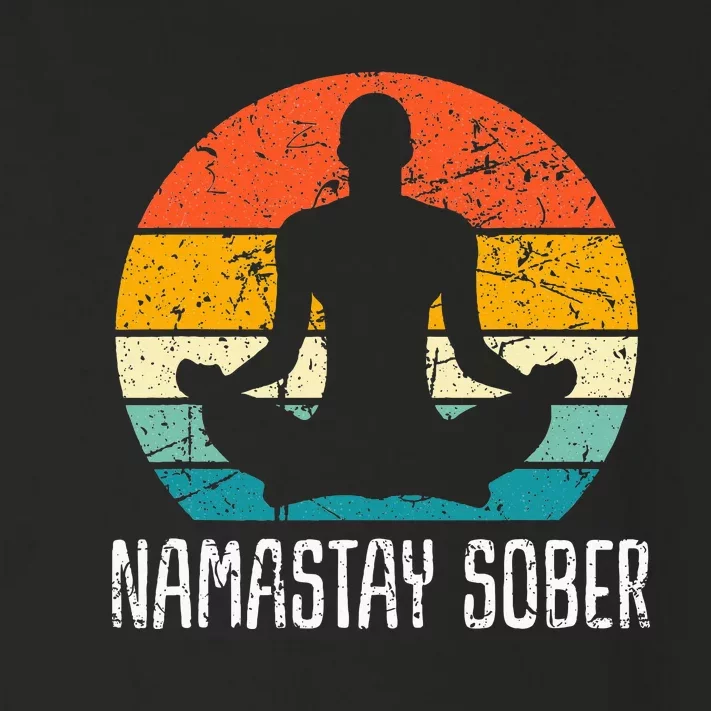 Namastay Sober Recovery Support Sobriety Na Aa Toddler Long Sleeve Shirt