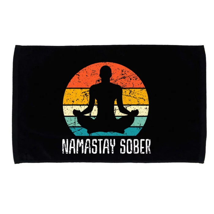 Namastay Sober Recovery Support Sobriety Na Aa Microfiber Hand Towel