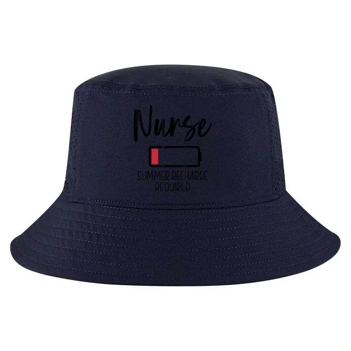 Nurse Summer Recharge Required Funny Cool Comfort Performance Bucket Hat