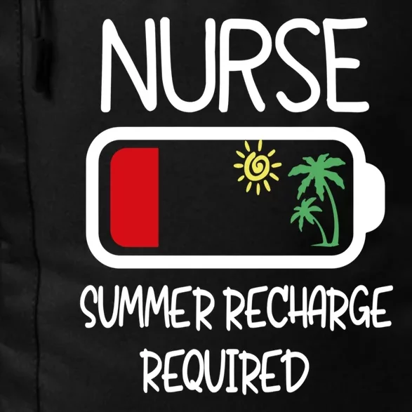 Nurse Summer Recharge Required Funny Nurse Travel Nurse Daily Commute Backpack