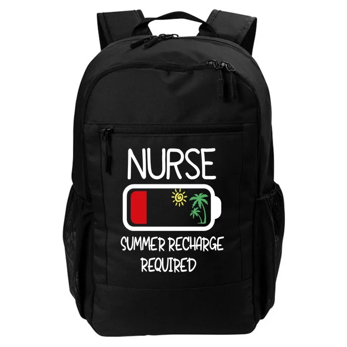 Nurse Summer Recharge Required Funny Nurse Travel Nurse Daily Commute Backpack