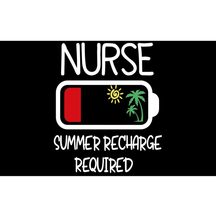 Nurse Summer Recharge Required Funny Nurse Travel Nurse Bumper Sticker