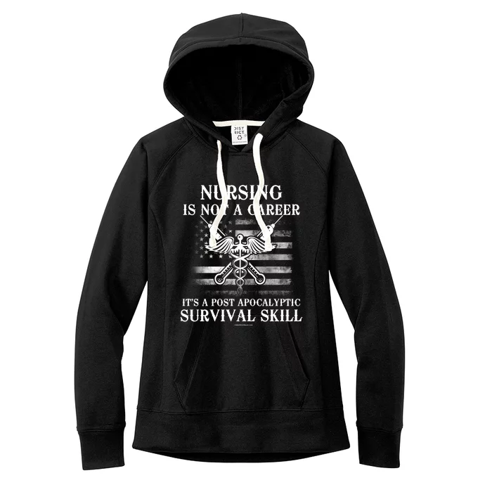 Nursing Skill Rn Cna Lpn Gift Funny Gift Women's Fleece Hoodie