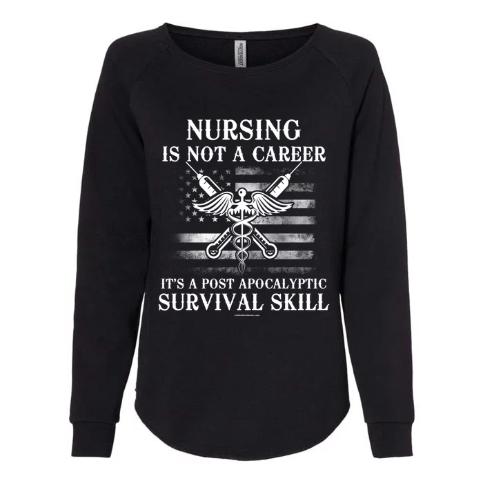 Nursing Skill Rn Cna Lpn Gift Funny Gift Womens California Wash Sweatshirt