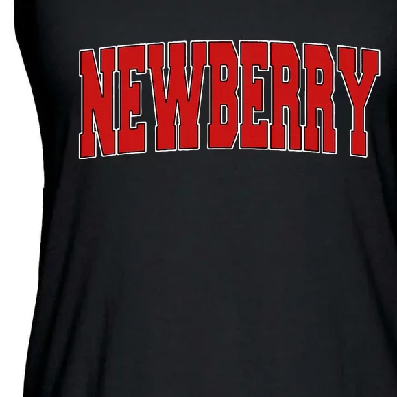 Newberry Sc South Carolina Varsity Style Usa Vintage Sports Ladies Essential Flowy Tank