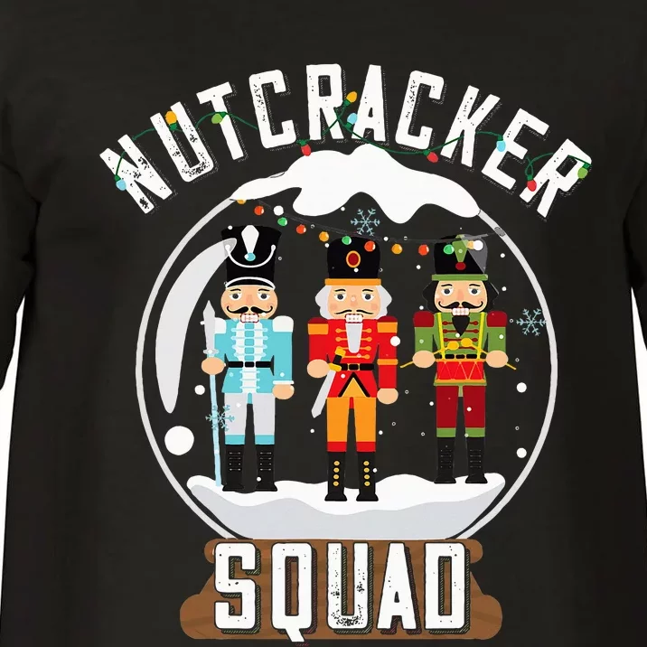 Nutcracker Squad Snow Globe Funny Christmas Ballet Dance Comfort Colors T-Shirt