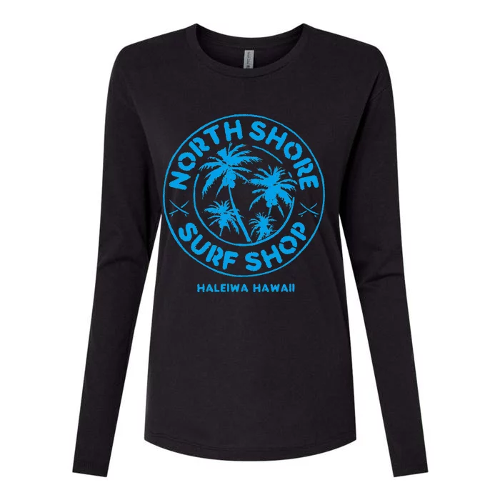 North Shore Surf Shop Womens Cotton Relaxed Long Sleeve T-Shirt