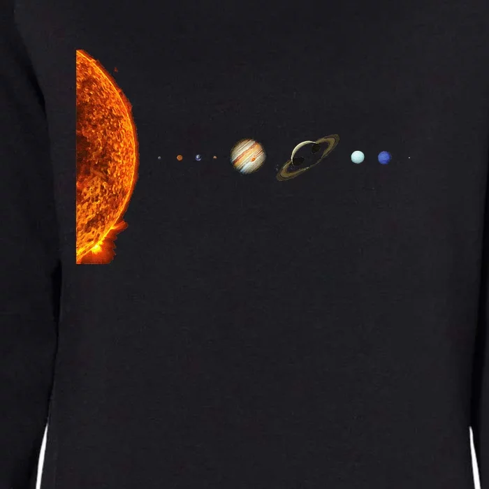 Nerdy Solar System Galaxy Solar System Astronomy Womens California Wash Sweatshirt