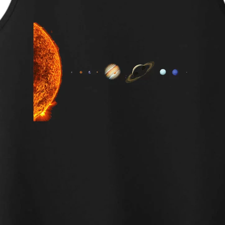 Nerdy Solar System Galaxy Solar System Astronomy Performance Tank