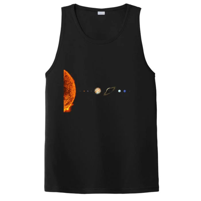 Nerdy Solar System Galaxy Solar System Astronomy Performance Tank