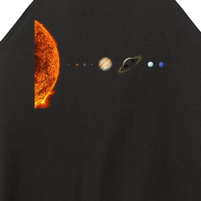 Nerdy Solar System Galaxy Solar System Astronomy Women’s Perfect Tri Rocker Tank