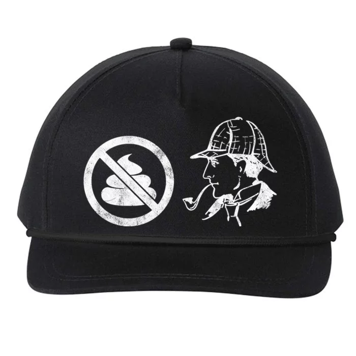 No Shit Sherlock Snapback Five-Panel Rope Hat