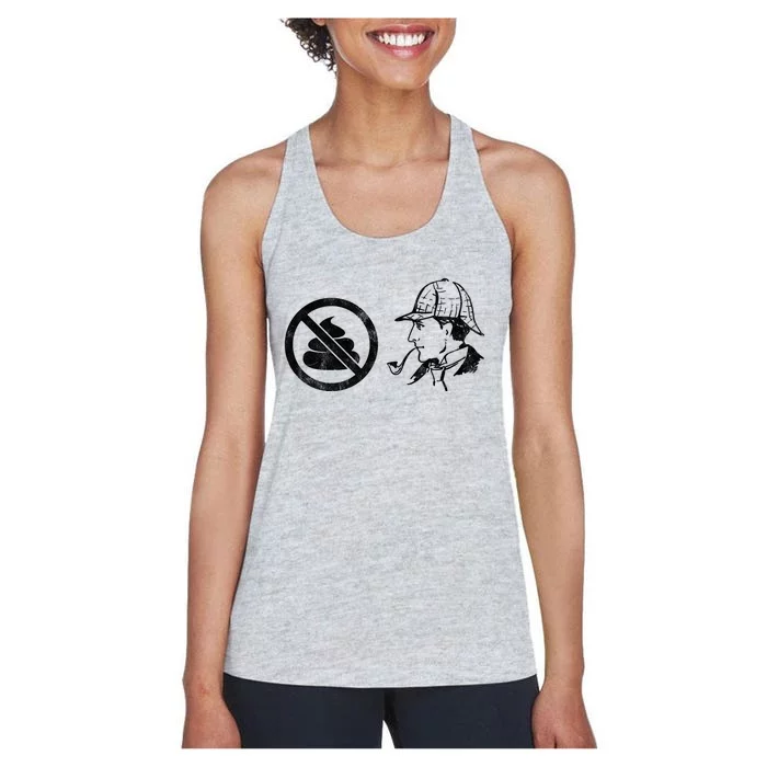 No Shit Sherlock Women's Racerback Tank