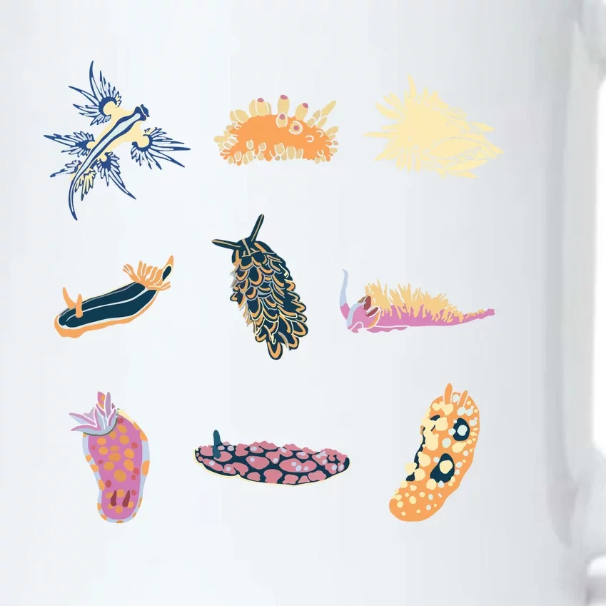 Nudibranch Sea Slug Marine Biologist And Aquarist Black Color Changing Mug