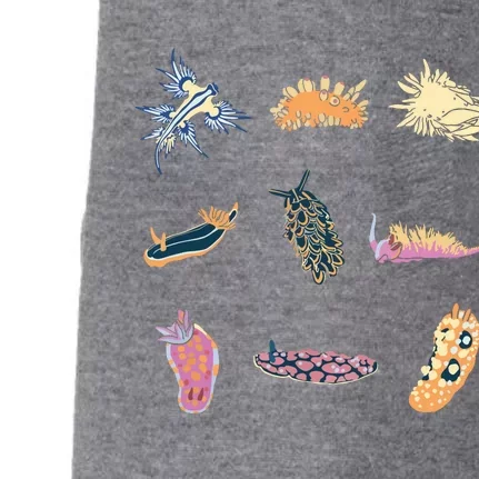 Nudibranch Sea Slug Marine Biologist And Aquarist Doggie 3-End Fleece Hoodie