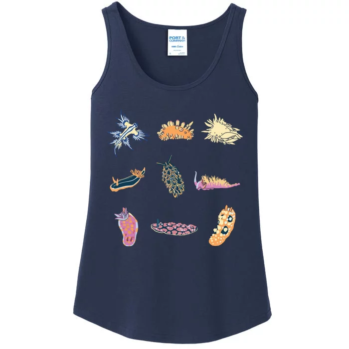 Nudibranch Sea Slug Marine Biologist And Aquarist Ladies Essential Tank