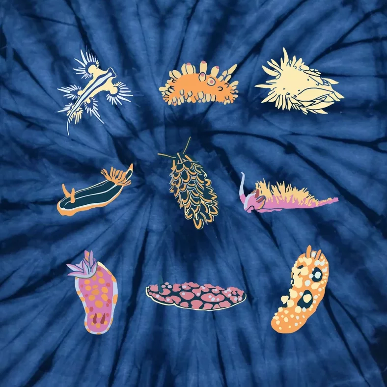 Nudibranch Sea Slug Marine Biologist And Aquarist Tie-Dye T-Shirt