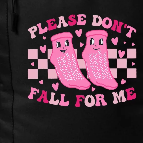 Non Slip Socks Please DonT Fall For Me Medical Nurse Daily Commute Backpack