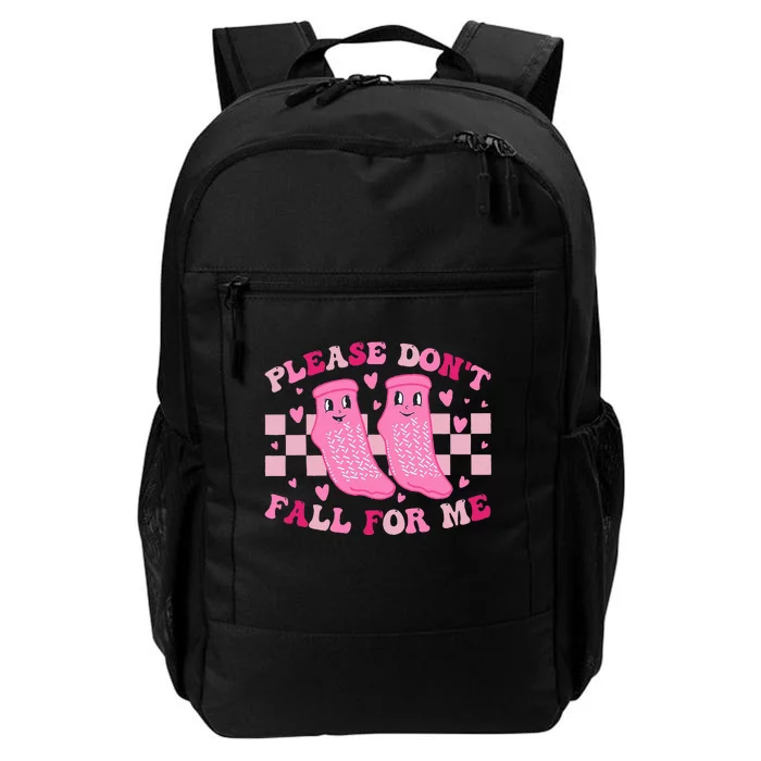 Non Slip Socks Please DonT Fall For Me Medical Nurse Daily Commute Backpack